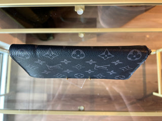 LOUIS VUITTON Monogram Eclipse Vertical Zippy Wallet