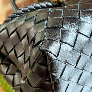 BOTTEGA VENETA Andiamo Lambskin Leather Tote Bag