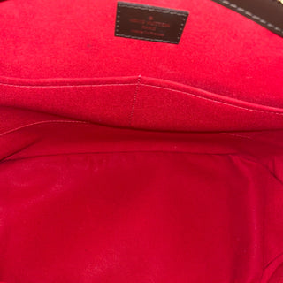 LOUIS VUITTON Verona GM Damier Ebene Canvas Shoulder Bag