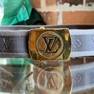 LOUIS VUITTON LV Cut Monogram Canvas Belt SZ90/36(8US)