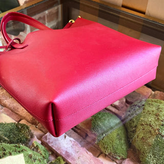 SAINT LAURENT North South Toy Calfskin Tote Bag