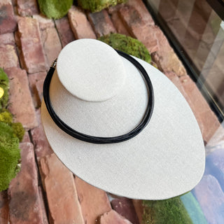 BVLGARI Multistrand Necklace Leather Cord Necklace