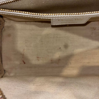 CHRISTIAN DIOR Dior Vibe Small White Calfskin Zip Satchel