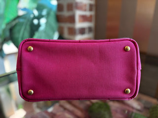 PRADA Pink Mini Canapa Tote