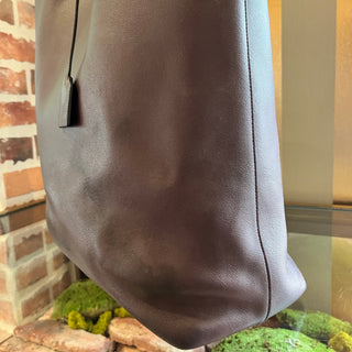 SAINT LAURENT Shopping Large Burgundy Leather Tote Bag ADI11212