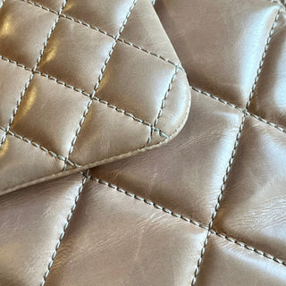 CHANEL Daily Walk Accordion Flap Aged Calfskin Shoulder Bag