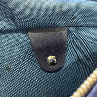 LOUIS VUITTON Speedy Bandouliere 30 Blue Escale Canvas Satchel Bag