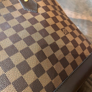 LOUIS VUITTON Alma PM Damier Ebene Canvas Satchel