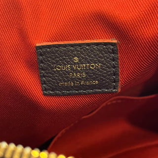 LOUIS VUITTON Ponthiue Marine Rouge Empreinte Leather Shoulder Bag