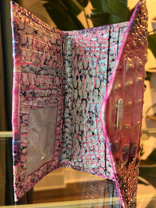 BRAHMIN Pink Cobra Large Duxbury Satchel