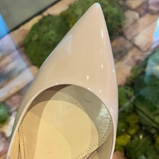 PRADA Nude Patent Pointed Sling Back Pumps SZ 36.5 (6.5 US)
