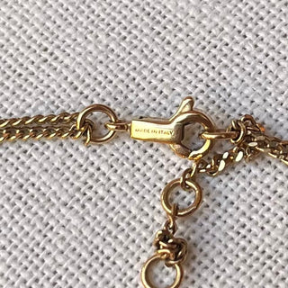 CELINE Triomphe Gold Brass Necklace