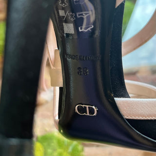 DIOR Black Satin Ballet Pumps SZ 38 (8 US)