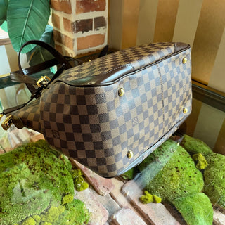 LOUIS VUITTON Verona GM Damier Ebene Canvas Shoulder Bag