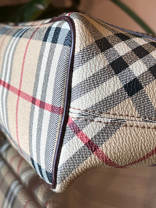 BURBERRY Haymarket Check Tote Bag