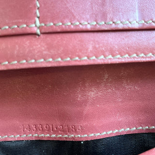 GUCCI Continental Mauve Guccissima Leather Wallet