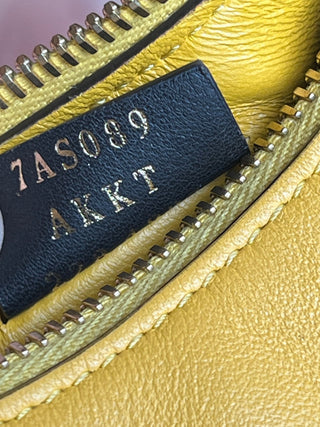 FENDI Fendigraphy Nano Yellow Handbag