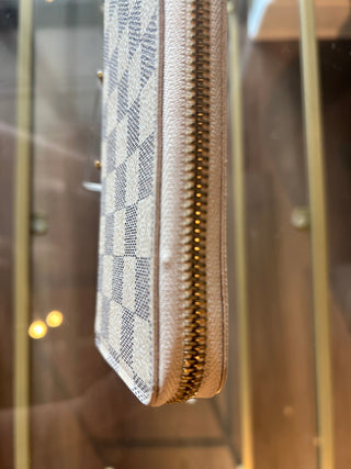 LOUIS VUITTON Damier Azur Clemence Wallet