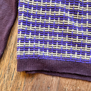 PRADA Purple Cashmere Mens Sweater SZ52(42US)