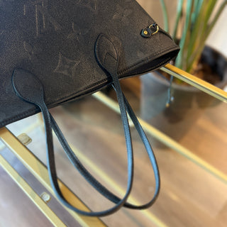 LOUIS VUITTON Noir Monogram Empriente Neverfull MM