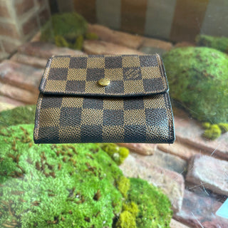LOUIS VUITTON Damier Ebene French Purse