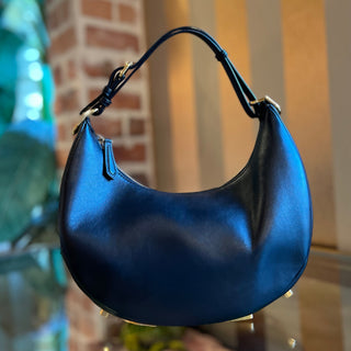 FENDI Fendigraphy Small Soft Calfskin Leather Hobo Bag