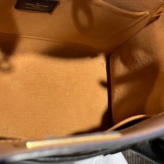 LOUIS VUITTON On My Side Black Calfskin Monogram Tote Bag