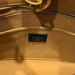 LOUIS VUITTON On My Side Black Calfskin Monogram Tote Bag