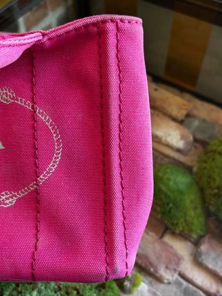 PRADA Pink Mini Canapa Tote