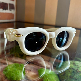 LOEWE Inflated Ivory 46MM Cat-Eye Sunglasses