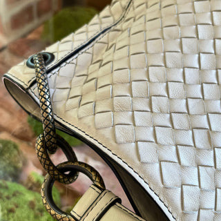 BOTTEGA VENETA Brio Loop Intrecciato Nappa Leather Tote Bag
