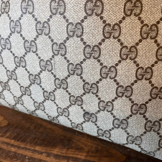 GUCCI GG Web Canvas Vintage Tote