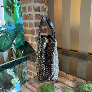 CELINE Vintage C Macadam Small Square Tote