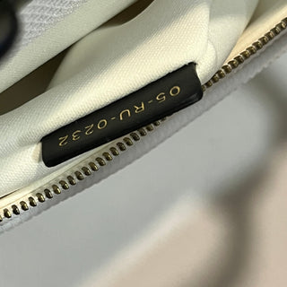 CHRSITIAN DIOR Black Embossed Logo Calfskin  Medium Book Tote