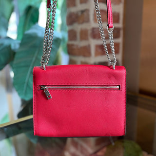 LOUIS VUITTON MyLockMe Chain BB Red Leather Crossbody bag