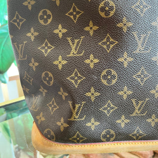 LOUIS VUITTON Lockit Vertical Brown Monogram Canvas Tote