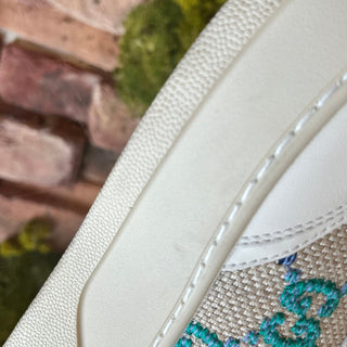 GUCCI Mulitcolor GG Canvas Sneakers SZ 39 ( 9 US)