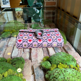GUCCI Mini Dionysus Wallet on Chain Pink Valentine's Day Exclusive Crossbody