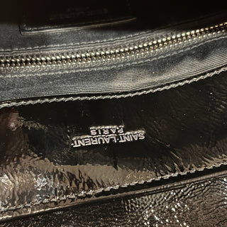SAINT LAURENT Loulou Medium Y Quilted Patent Shoulder Bag