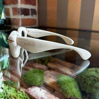 LOEWE Inflated Ivory 46MM Cat-Eye Sunglasses