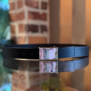LOUIS VUITTON Men's Black Calfskin Reversible Belt 100/40 (S/M)