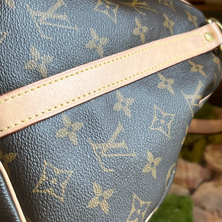 LOUIS VUITTON Speedy 35 Monogram Canvas Bandouliere Satchel