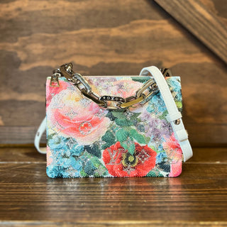 LOUIS VUITTON Coussin BB Monogram Floral Swarovski Shoulder Bag