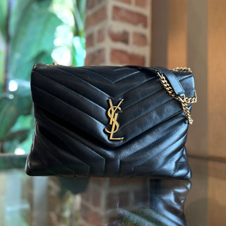 SAINT LAURENT Medium LouLou Matelasse Shoulder Bag