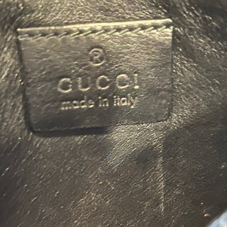 GUCCI Suede GG Shoulder Bag DIA297