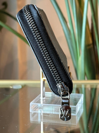 LOUIS VUITTON Monogram Eclipse Vertical Zippy Wallet
