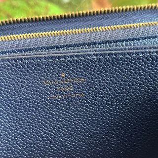 LOUIS VUITTON Zippy Marine Rouge Monogram Empreinte Wallet