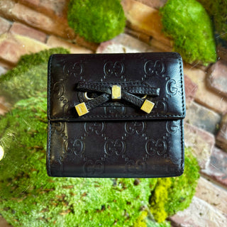 GUCCI Princy GG Web Brown Wallet