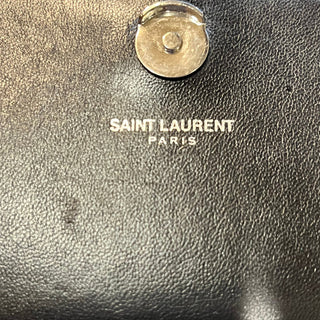 SAINT LAURENT Small Kate Suede Crystal Tassel Shoulder Bag