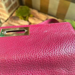 SALVATORE FERRAGAMO Sofia Large Fuschia Shoulder Bag